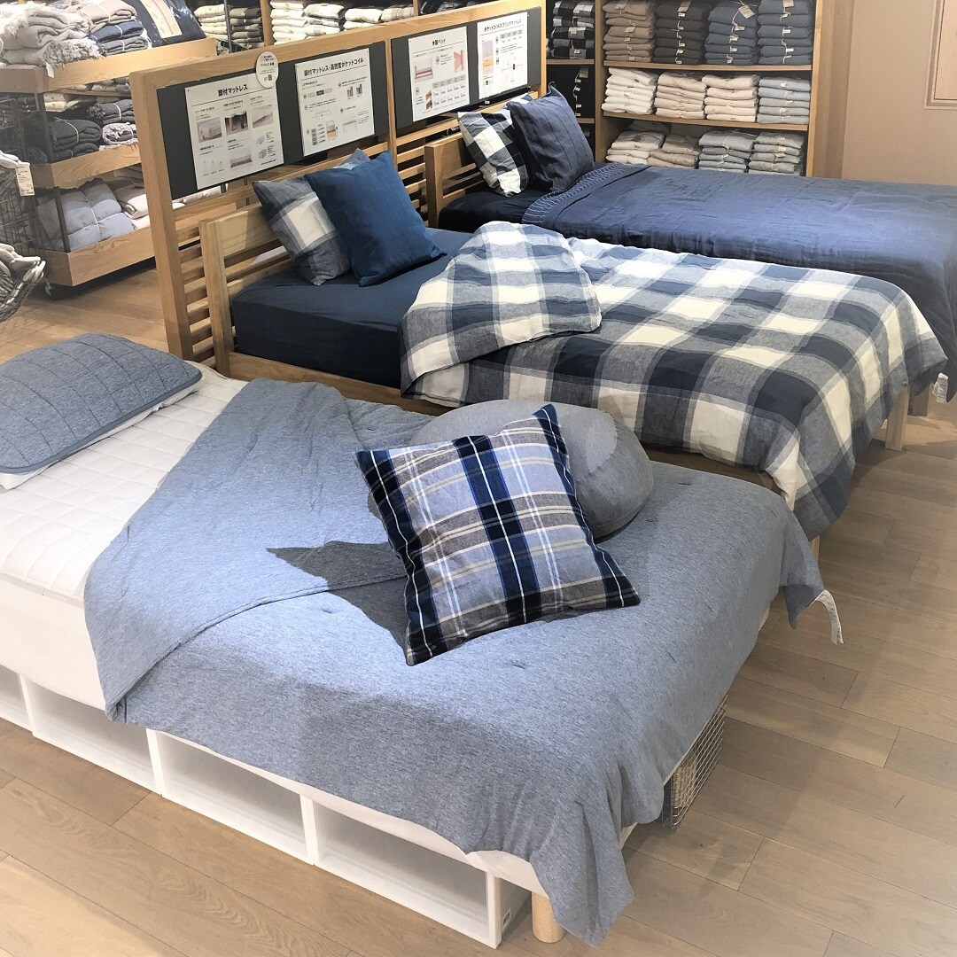 仙台ロフト】ひんやり、もちもちな夏の寝具｜ 無印良品